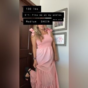 Pink maxi dress